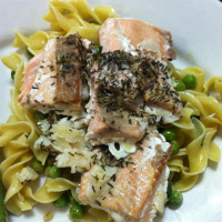 Thyme Salmon with Sage Pasta Recipe | Allrecipes image