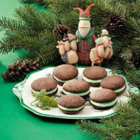 Chocolate Mint Whoopie Pies Recipe: How to Make It image
