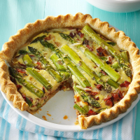 Asparagus Swiss Quiche Recipe: How to Make It image