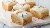 Cake Batter Cookie Bars Recipe - Pillsbury.com image