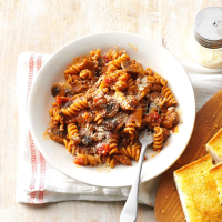 One-Pot Saucy Beef Rotini Recipe: How to Make It image