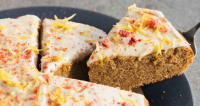 Paleo Gingerbread Cake With Cashew Icing With Cashew Icing ... image