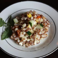 Quinoa, Couscous, and Farro Salad with Summer Vegetables ... image