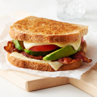 Bacon & Avocado Grilled Cheese Sandwiches Recipe | Land O ... image