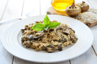 Mushroom Risotto with Parmesan Cheese - Hell's Kitchen image