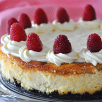 White Chocolate Raspberry Cheesecake | Allrecipes image