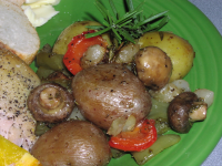 Roasted Baby Potatoes and Vegetables Recipe - Food.com image