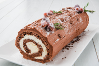 Best Bûche de Noël Recipe - How To Make Yule Log Cake for ... image