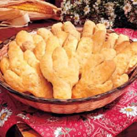 Cheesy Corn Bread Recipe: How to Make It image