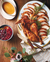 Pepperoni-Butter Turkey and Gravy Recipe | Real Simple image