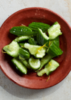 Smashed Cucumber Salad with Lemon and Celery Salt Recipe ... image