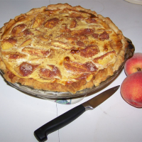 Peach Custard Pie III Recipe | Allrecipes image