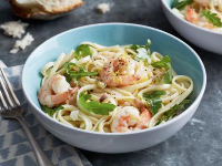Linguine with Shrimp and Lemon Oil Recipe | Giada De Laurentiis - Easy Recipes, Healthy Eating Ideas and Chef Recipe Videos | Food Network image
