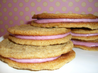 Raspberry Cream Sandwich Cookies Recipe - Food.com image