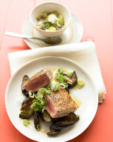 Seared Asian Tuna Steaks Recipe | Martha Stewart image