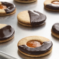 Apricot-Almond Sandwich Cookies Recipe | EatingWell image