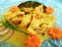Cambodian-Style Fish Poached in Coconut Milk Recipe - Food.com image