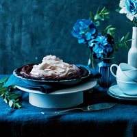 Mocha Pie with Coffee Whipped Cream Recipe | MyRecipes image
