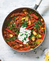 Butter bean and vegetable stew recipe | delicious. magazine image