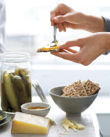Pickles and Cheese Recipe | Martha Stewart image