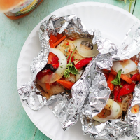 Italian Chicken and Vegetables In Foil Recipe | Easy ... image