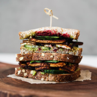 Pan-Seared Peanut Butter Tofu Sandwich | Easy And Healthy ... image