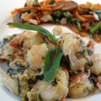 SHRIMP WITH BASIL AND TOMATOES RECIPES
