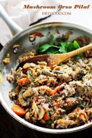 Delicious Mushroom Orzo Pilaf Recipe | Easy Mushroom Recipe image