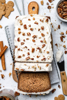 Easy Gingerbread Loaf with Maple Cream Cheese Frosting image