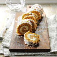 Walnut Pumpkin Cake Roll Recipe: How to Make It image