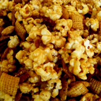 Caramel Corn Snack Mix Recipe | Allrecipes image