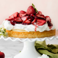 One Layer Strawberry Shortcake Cake Recipe - Recipes.net image