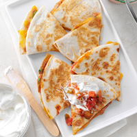 Bean & Cheese Quesadillas Recipe: How to Make It image