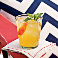 Bourbon-Peach Cocktail Recipe | MyRecipes image