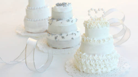 Miniature Wedding Cakes Recipe - Tablespoon.com image