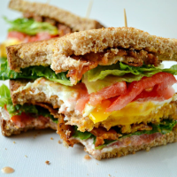 Breakfast BLT Sandwich Recipe - Food Fanatic image