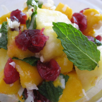 Mango Pineapple Salad with Mint Recipe | Allrecipes image