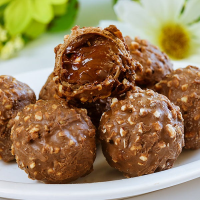 3 Ingredient Keto Chocolate Hazelnut Candy Balls – ChocZero image