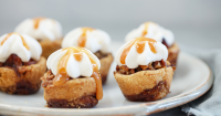Mini Caramel Pecan Pies with Cinnamon Roll Pie Crust - PureWow - PureWow: Women's Fashion, Beauty, Life Hacks & Recipes image