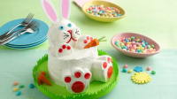 Easter Bunny Rabbit Cake Recipe - BettyCrocker.com image