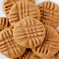 4-Ingredient Paleo Peanut Butter Cookies - Smile Sandwich image