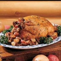 Chicken with Potato Stuffing Recipe: How to Make It image