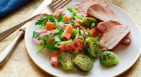 BBQ Pork With Sweet Potato Salad Recipe image