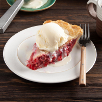 Favorite Fresh Raspberry Pie Recipe: How to Make It - Taste of Home: Find Recipes, Appetizers, Desserts, Holiday Recipes & Healthy Cooking Tips image