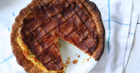 Savory Breakfast Pie with Bacon Lattice Crust - PureWow image