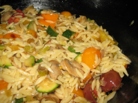 Orzo Pasta With Sauteed Vegetables Recipe - Food.com image