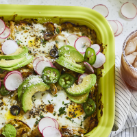 Verde Chilaquiles with Eggs | Allrecipes image