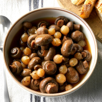 Slow-Cooker Marinated Mushrooms Recipe: How to Make It image