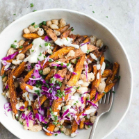 WHAT MEAT GOES WELL WITH SWEET POTATO FRIES RECIPES