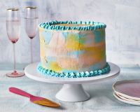 Watercolor Cake Recipe | MyRecipes image
